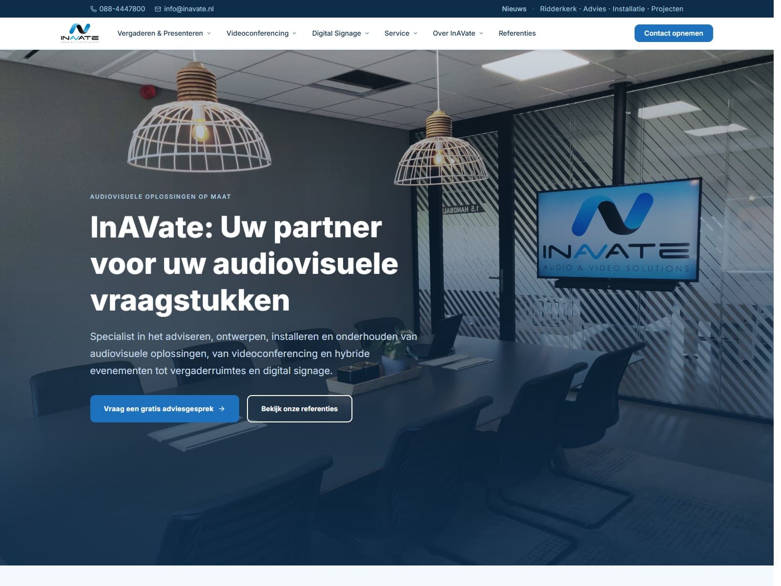 InAVate - Audiovisuele oplossingen